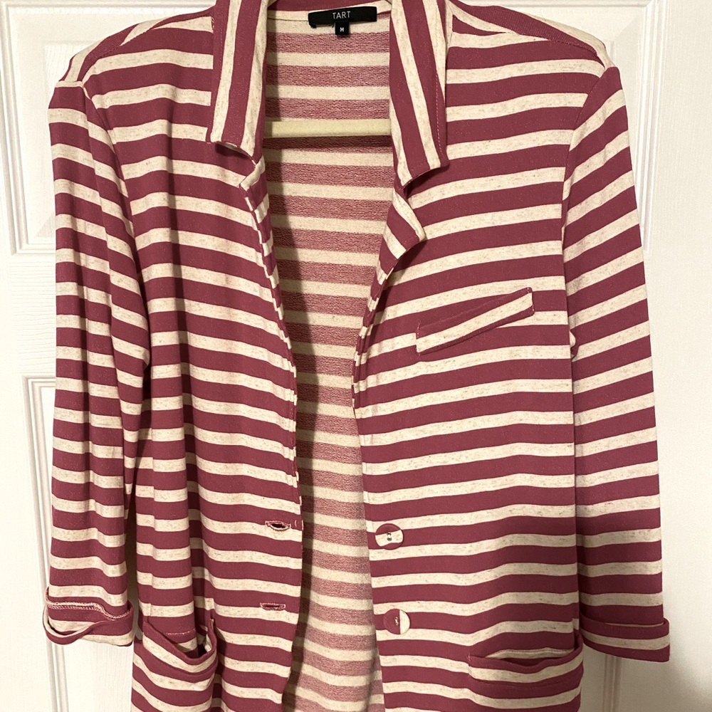 Striped blazer!